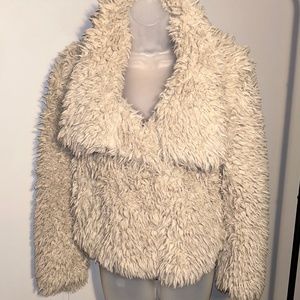 Zara faux fur coat